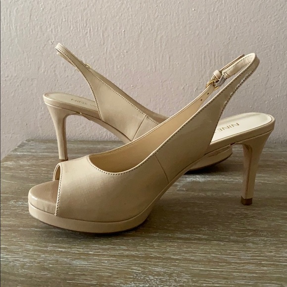 nine west slingback heels